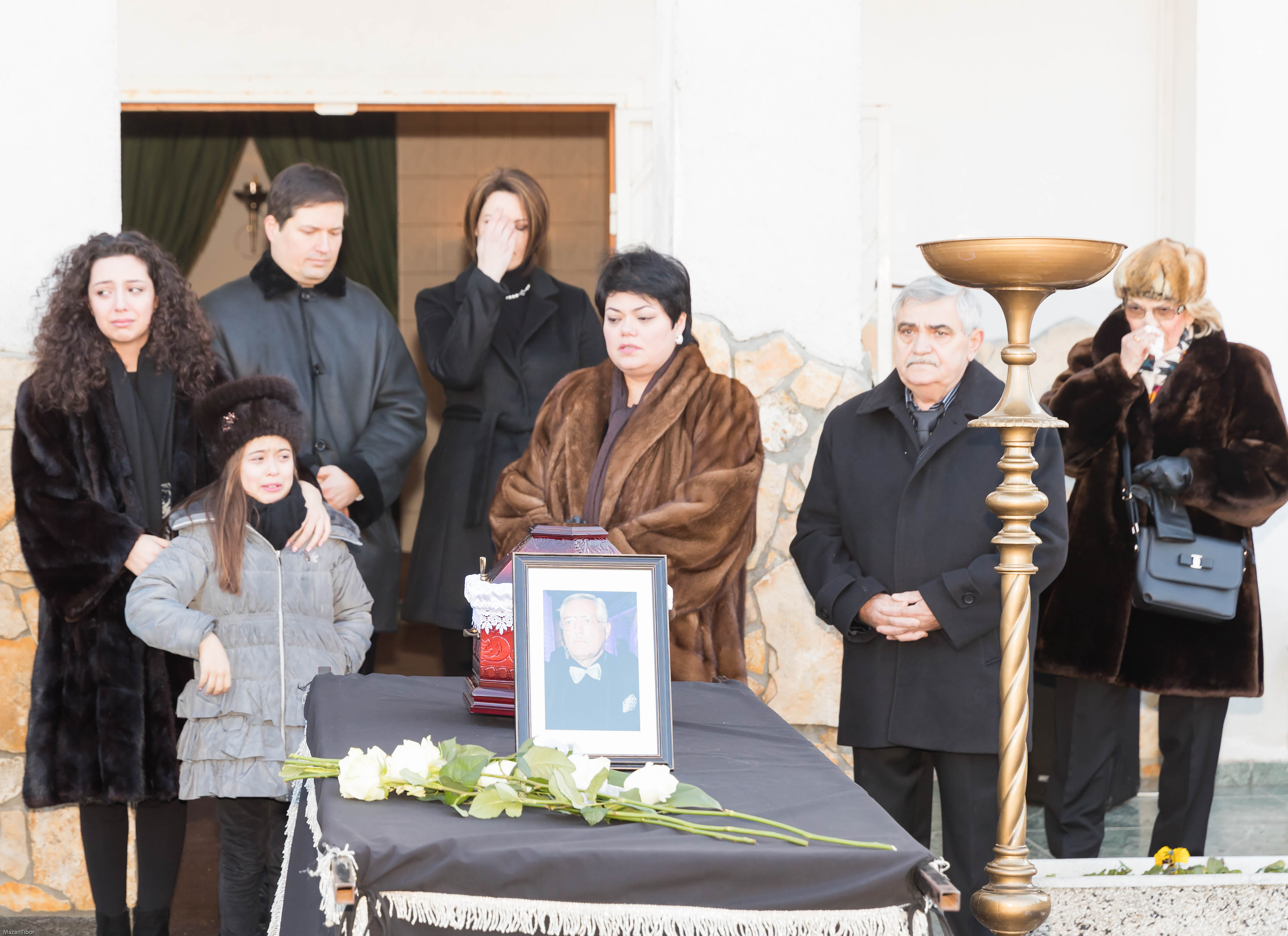 Szlava temetése - a család